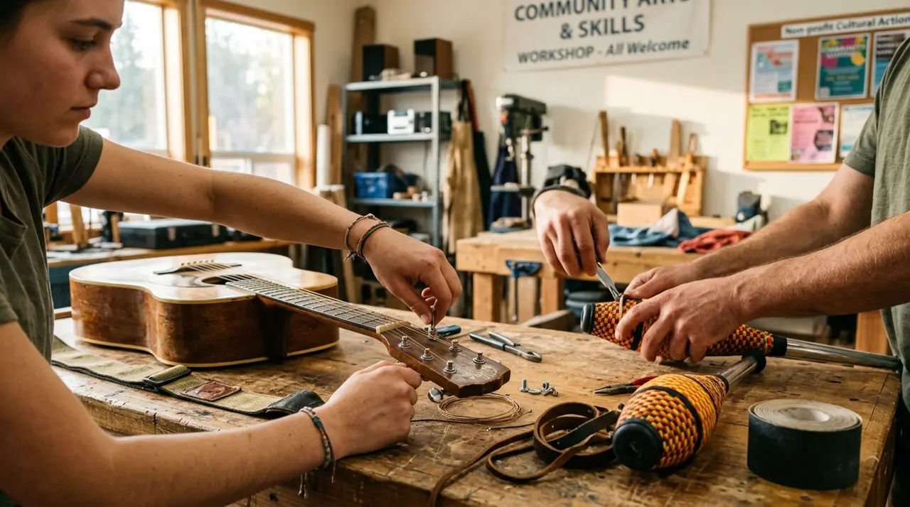 Geste de solidarité et engagement pratique dans la vie associative de terrain