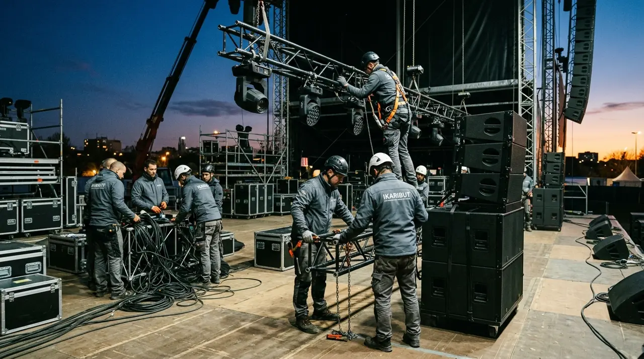 Installation technique sécurisée des agrès de cirque en Ariège