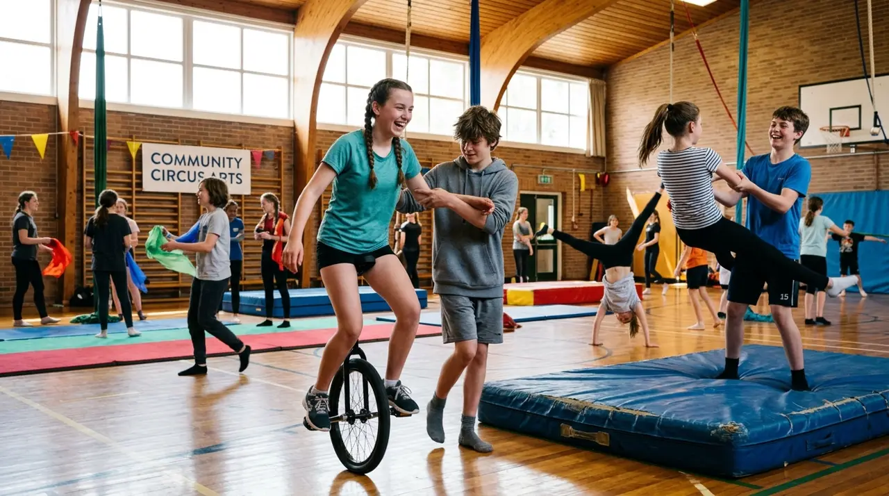 Pratique corporelle et éveil acrobatique des jeunes